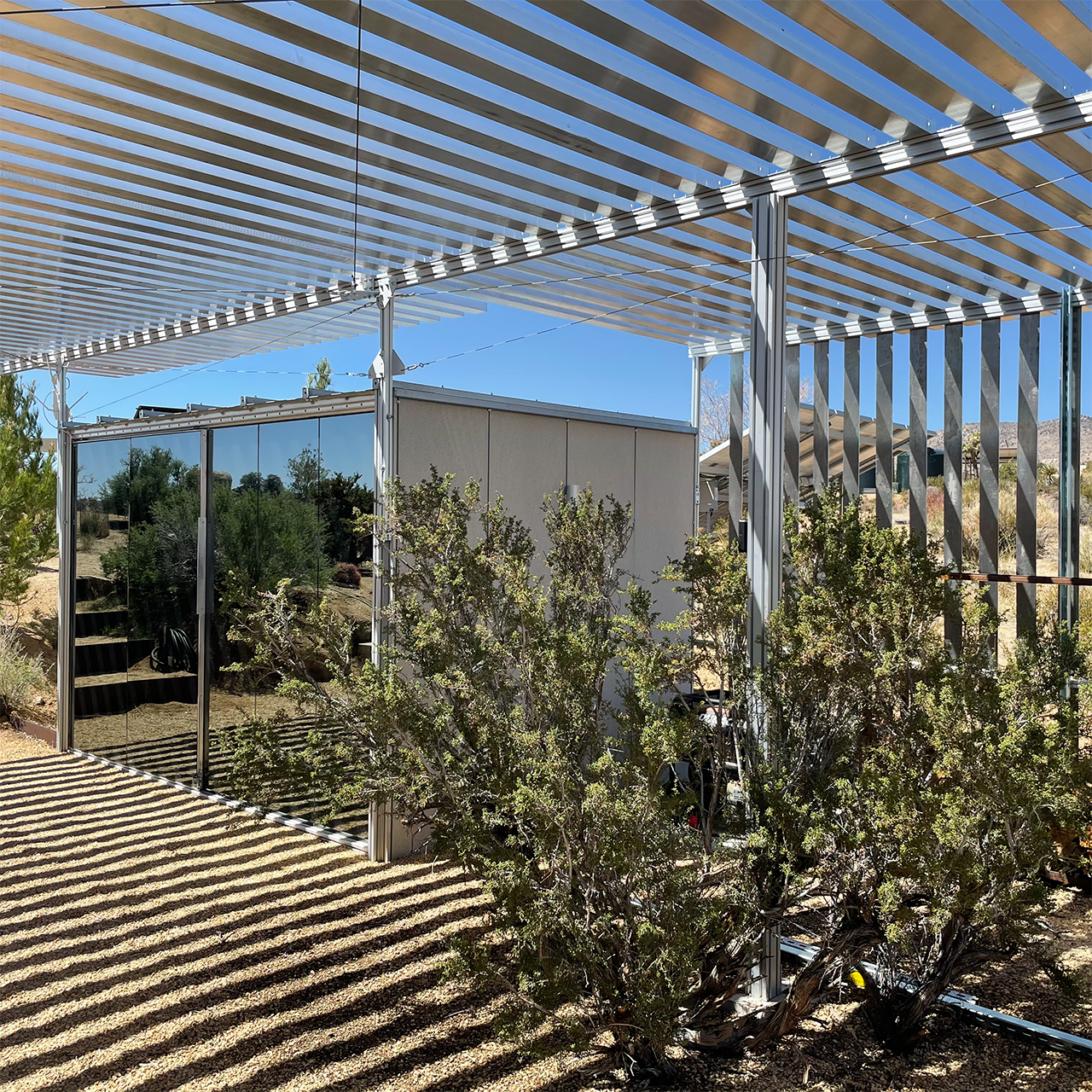 Sunset at the Off-Grid Dream House property